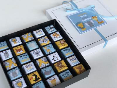 Dream Big little One Chocolate Box Baby Boy | Chocolate Arragements